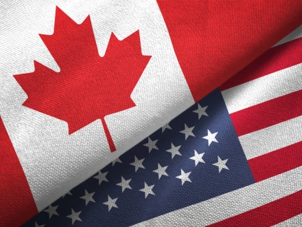 加拿大 - 美国贸易关系/国旗