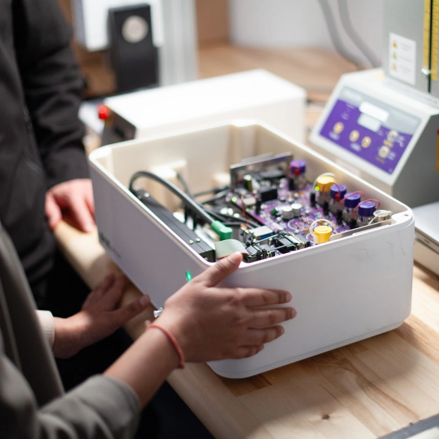 维多利亚 Starfish Medical 的电箱特写